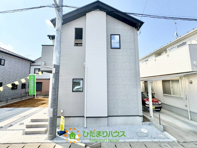 久喜市鷲宮8期　新築一戸建て　リガーレの前面道路含む現地写真|2026/2/19　撮影