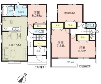 【間取り】 | 上尾市上　新築分譲住宅