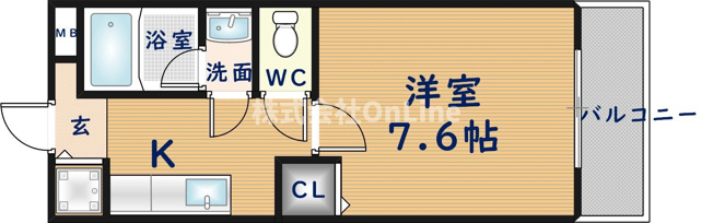 【間取り】 | フジパレス 弓削