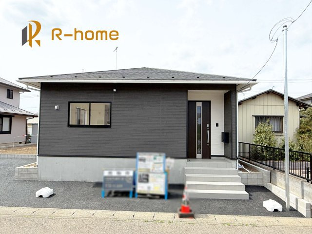古河市尾崎第1　新築戸建て　1号棟の外観|建物完成いたしました！ご予約で『平日』や『夕方』などでもご見学可能です！