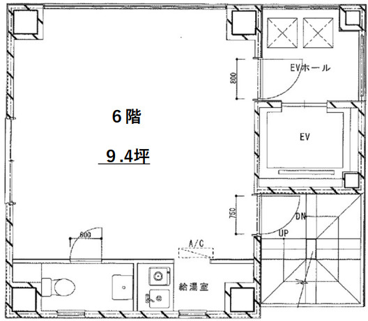 南青山池田ビル　6Fの間取り