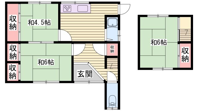 田寺五丁目坊垣貸家