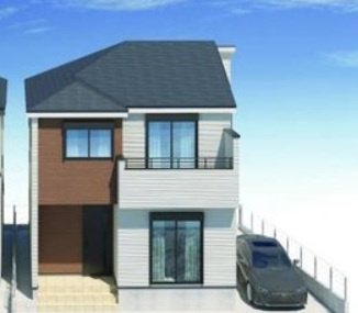 戸塚区上矢部町の外観パース|外観パースになり形状・色等は実際と異なります。