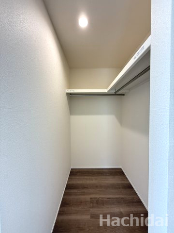 碧南第65尾城町　新築戸建＜4号棟＞の収納|7.5帖洋室ウォークイン