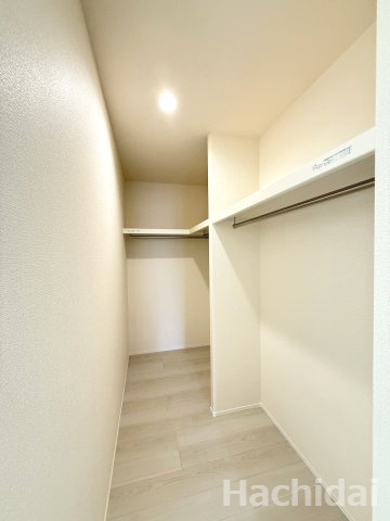 碧南第65尾城町　新築戸建＜6号棟＞の収納|7.75帖洋室ウォークインクローゼット