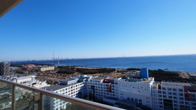 南東に開けた贅沢な眺望※2019年3月撮影