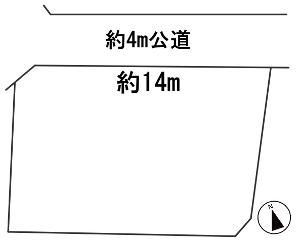 ５７０３９　岐阜市石谷土地の区画図