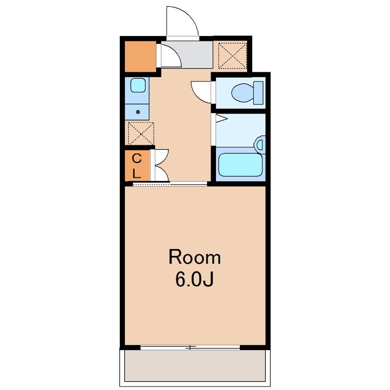杉並区本天沼２丁目の賃貸マンションの間取り