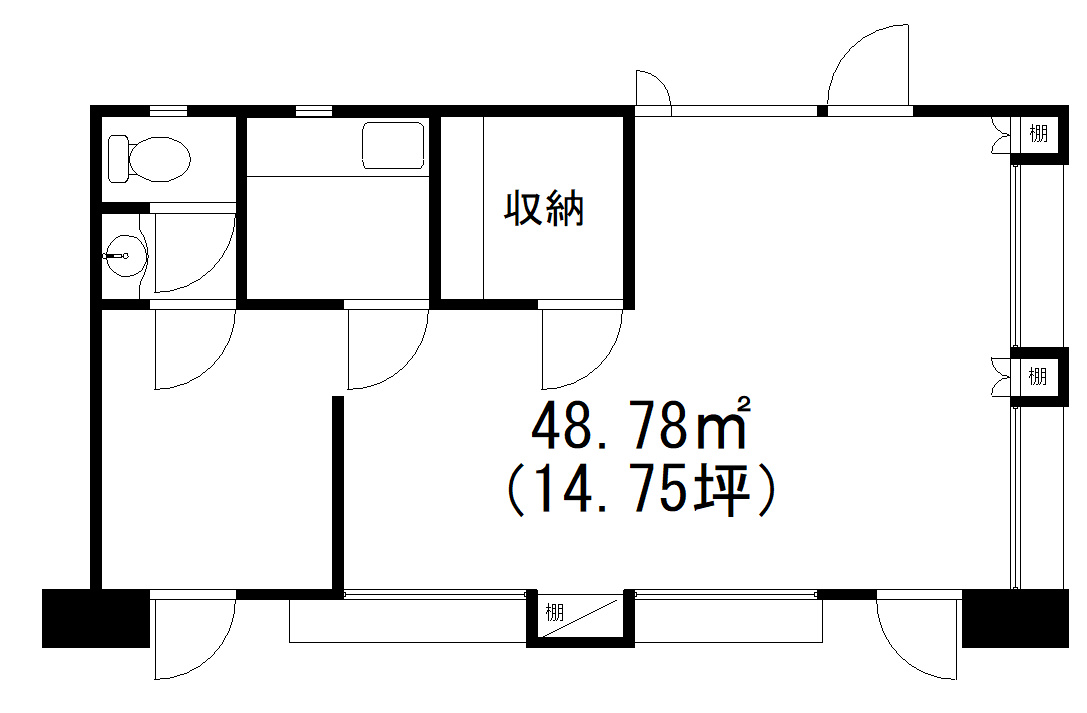 昭和南5丁目貸店舗・事務所の内装