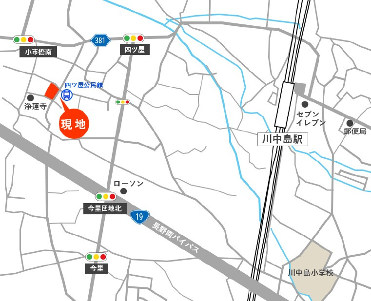 東邦ピュアコート四ツ屋Ⅸ（9）の地図