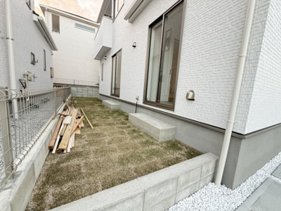 【庭】 | 読谷村喜名Ⅱ（全11棟）I号棟 | I号棟　お庭付き♪