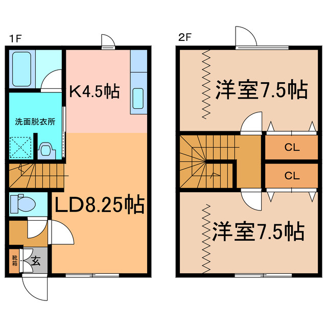 プラティーク1.3の間取り