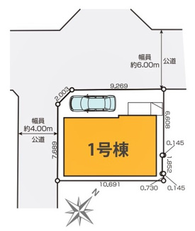 【区画図】 | 練馬区南大泉29期　全1棟　1号棟 | 南大泉29期　全1棟　1号棟