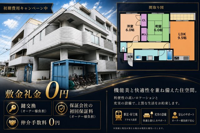 高槻市寿町２丁目の賃貸マンション