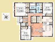 千葉市若葉区貝塚一丁目　新築分譲住宅の画像