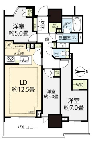 【間取り】 | 幕張ベイパーク　ライズゲートタワー