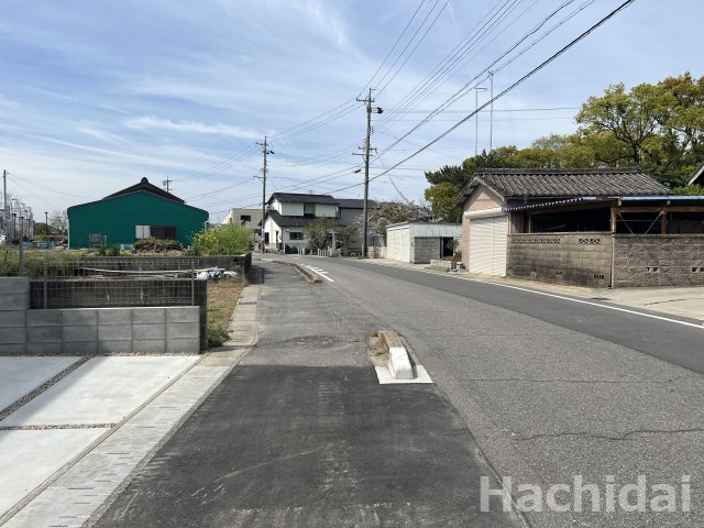 碧南第66照光町　新築住宅＜2号棟＞の前面道路含む現地写真
