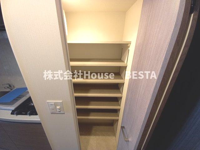 レジュールアッシュ神戸湊川公園の収納