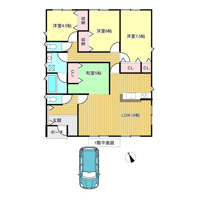 七栄第３３　新築戸建て　2号棟