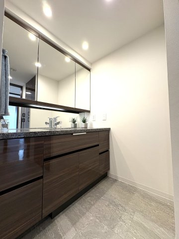 SKY & OCEAN TERRACE ヴェレーナグラン江ノ島鵠沼海岸の独立洗面台