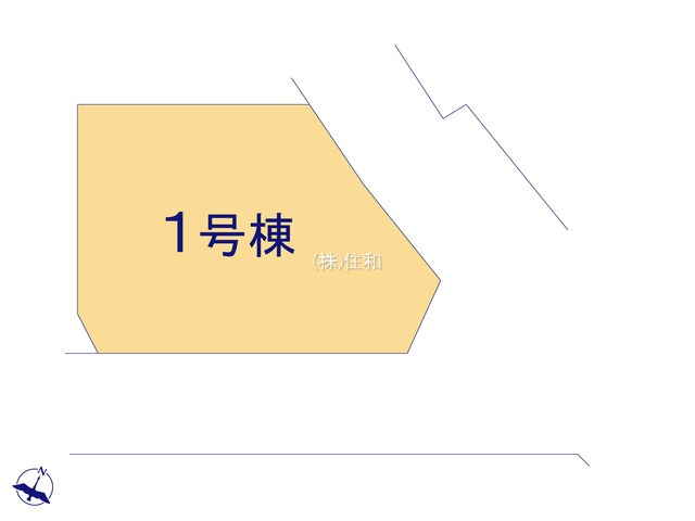 富士見市羽沢１丁目の新築一戸建の区画図