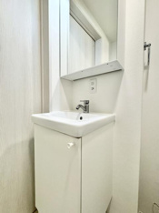 シンプルで使いやすい洗面台