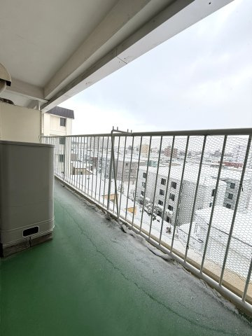 ドエル札幌のバルコニー