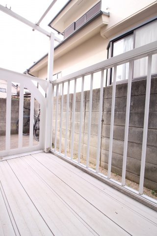 ジェネシスみづほのバルコニー