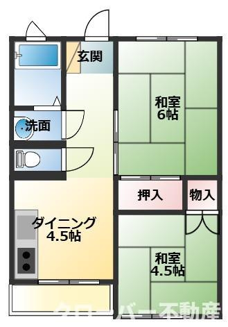 コーポオノの間取り