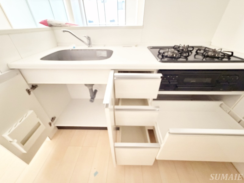 サクラテラスの収納|キッチン下収納です☆