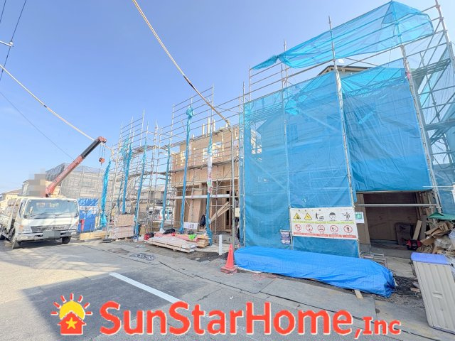 【サンスターホーム】青梅市今寺４丁目　省エネ新築戸建1号棟の外観