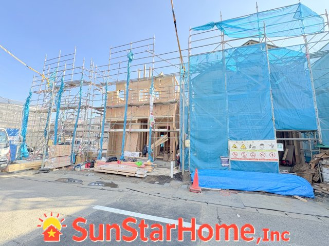 【サンスターホーム】青梅市今寺４丁目　省エネ新築戸建1号棟の外観