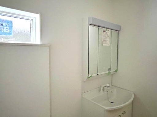 越前市北千福町新築戸建3号棟の独立洗面台