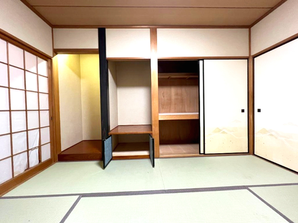 豊中市上津島の和室|1階和室　あるとやっぱり嬉しい和室のあるお部屋。イグサの香りに癒されます。
