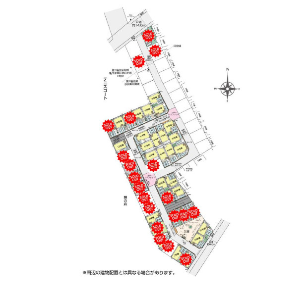 新築／ふじみ野市大井中央1丁目　55棟　の区画図