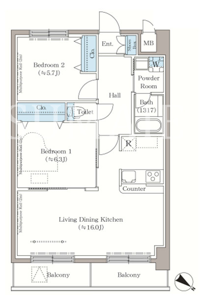 ステラテラスの間取り|間取りです☆