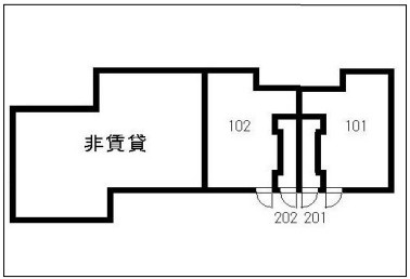 川崎市多摩区菅北浦３丁目のアパートの区画図