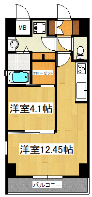 JUSEI　RESIDENCEの間取り