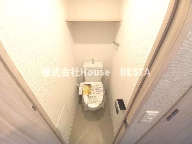 レジュールアッシュ神戸湊川公園のトイレ