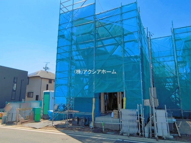 所沢市上安松・全8棟　新築一戸建　8号棟　の前面道路含む現地写真|現地写真（2026年2月19日撮影）