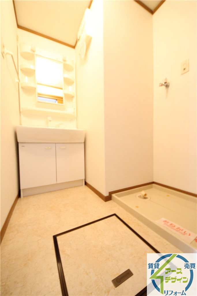 ビレッジコート・ピュア・ノースの独立洗面台|※類似部屋