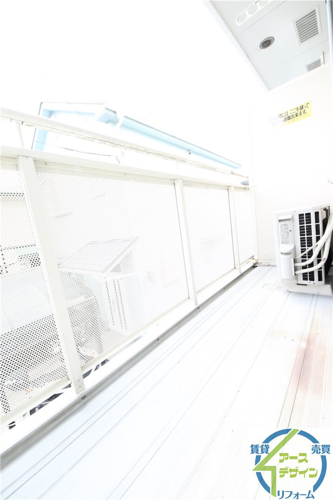 ビレッジコート・ピュア・ノースのバルコニー|※類似部屋