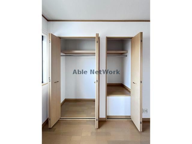 ＦａｍｉｌｉａⅡの収納|各部屋クローゼット付き