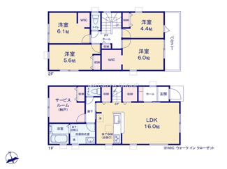 【間取り】 | リーブルガーデン岡崎市元能見町　1号棟