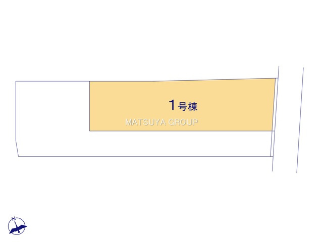 リーブルガーデン岡崎市元能見町　1号棟の区画図