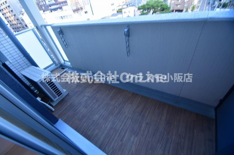 アドバンス上町台シュタットのバルコニー