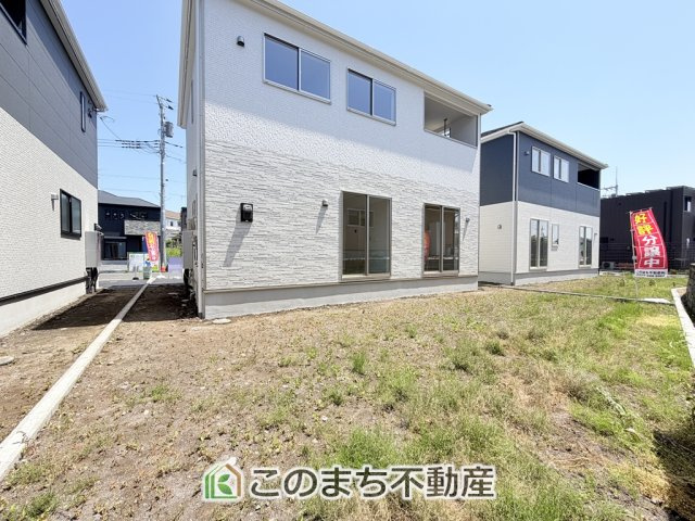 CRADLEGARDEN宇都宮市野沢町第4の庭|大きなお庭でご家族や友人を招いてＢＢＱもできますね！お子様の水遊びにもぴったりです☆
