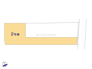 【区画図】 | リーブルガーデン岡崎市元能見町　2号棟