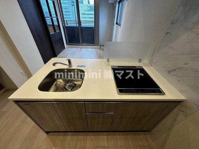 パークフラッツ弁天町駅前のキッチン