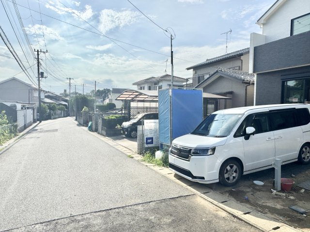 千葉市若葉区みつわ台1丁目　全３棟【現地販売会】の前面道路含む現地写真|7月27日撮影